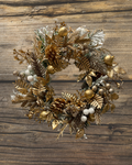 Ghirlanda Innevata Oro - 27cm