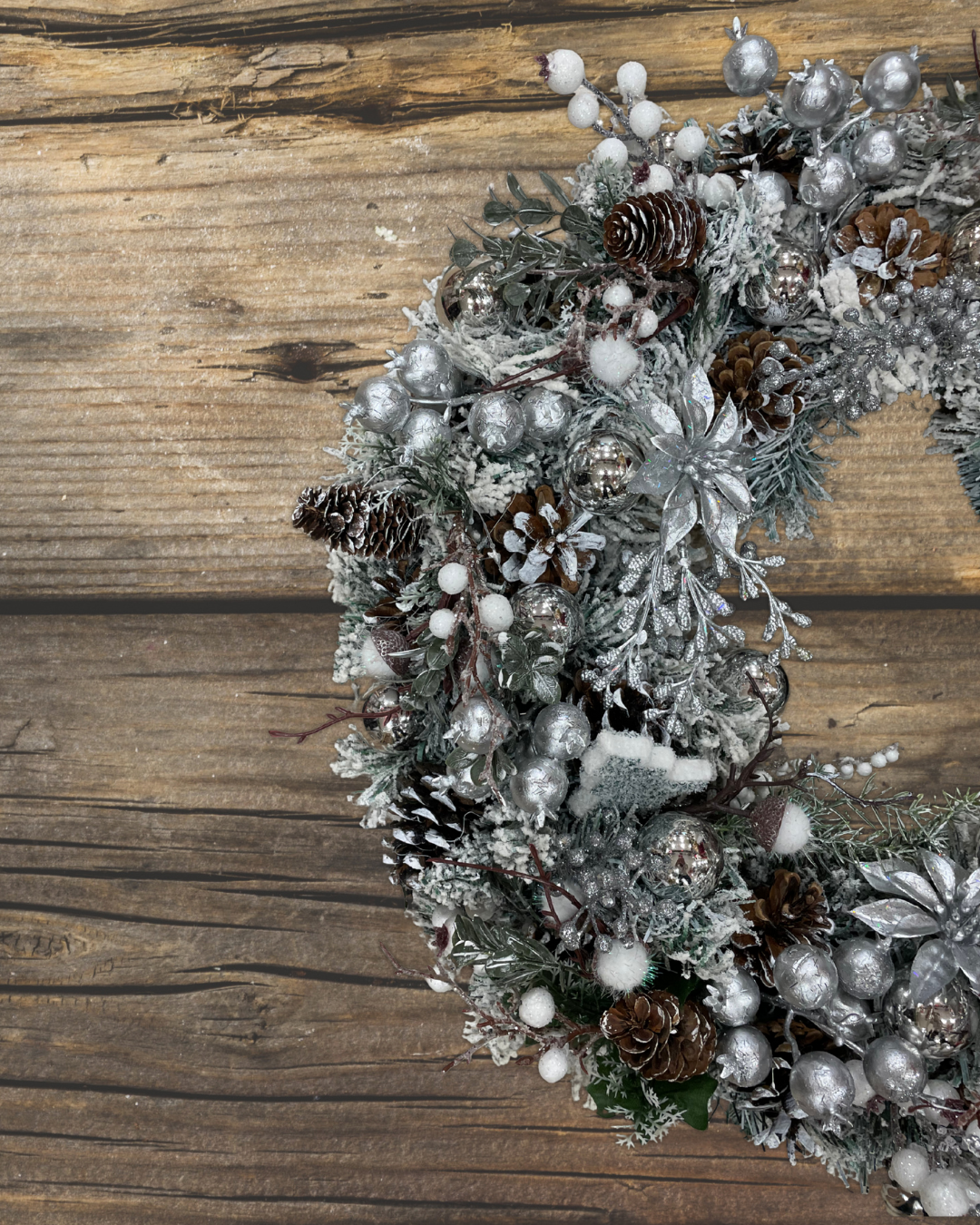 Ghirlanda Argento - 60cm